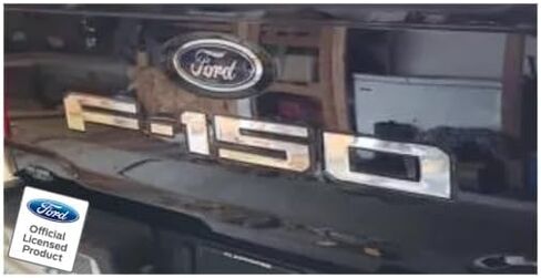 Decal Mods 2021-2025 F150 Tailgate Insert Decals Letters Inlays Indent Stickers (Thin Decals NOT Raised Letters) for Ford F150 (2021-2025) Chrome - CCHR in Saudi Arabia