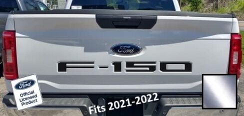 Decal Mods 2021-2025 F150 Tailgate Insert Decals Letters Inlays Indent Stickers (Thin Decals NOT Raised Letters) for Ford F150 (2021-2025) Chrome - CCHR in Saudi Arabia