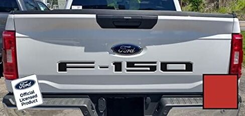 Decal Mods 2021-2025 F150 Tailgate Insert Decals Letters Inlays Indent Stickers (Thin Decals NOT Raised Letters) for Ford F150 (2021-2025) Chrome - CCHR in Saudi Arabia
