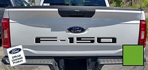 Decal Mods 2021-2025 F150 Tailgate Insert Decals Letters Inlays Indent Stickers (Thin Decals NOT Raised Letters) for Ford F150 (2021-2025) Chrome - CCHR in Saudi Arabia