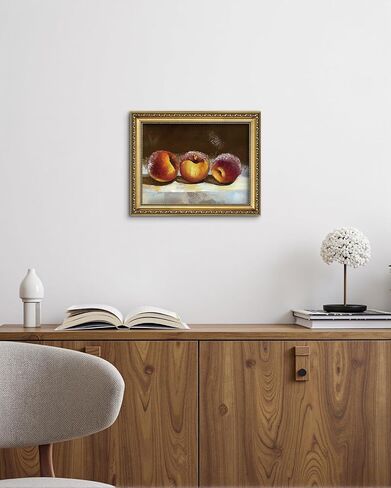 AIMAILON Vintage Canvas Gold Wall Art Framed Decor for Living Room - Lone Holy Swan Decor for Office School, Classical Grace Swan Wall Art Prints Picture Home Decoration, Animal Artwok 8x10 in Kuwait