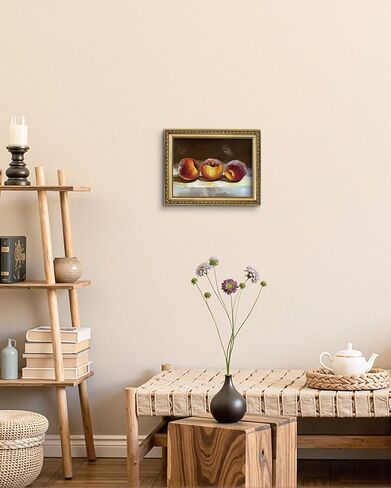 AIMAILON Vintage Canvas Gold Wall Art Framed Decor for Living Room - Lone Holy Swan Decor for Office School, Classical Grace Swan Wall Art Prints Picture Home Decoration, Animal Artwok 8x10 in Kuwait