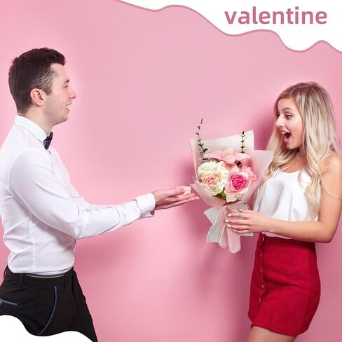 Crochet Flower Bouquet, 3 Flowers Crochet Graduation Flower Bouquet, Knitted Bouquet, Roses, Preserved Flower for Mother's Day, Valentine's Day, Birthday (pink) in Kuwait