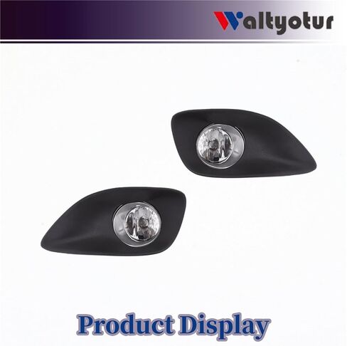 Pair Clear Bumper Lamps Driving Fog Lights+Switch Replacement for Yaris 4Dr 2006 2007 2008 in Saudi Arabia