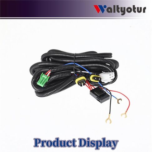 Pair Clear Bumper Lamps Driving Fog Lights+Switch Replacement for Yaris 4Dr 2006 2007 2008 in Saudi Arabia
