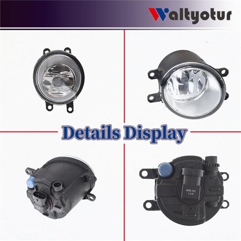 Pair Clear Bumper Lamps Driving Fog Lights+Switch Replacement for Yaris 4Dr 2006 2007 2008 in Saudi Arabia
