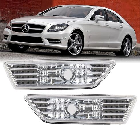 USR DEPO 12-14 W218 CLS-CLASS CLASS CLEAR CLEAR LIGHER LIGHTING SESSLE SET (يسار + يمين) متوافق مع 2012-2014 Mercedes Benz W218 CLS Class in Saudi Arabia