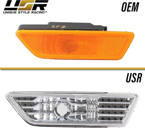 USR DEPO 12-14 W218 CLS-CLASS CLASS CLEAR CLEAR LIGHER LIGHTING SESSLE SET (يسار + يمين) متوافق مع 2012-2014 Mercedes Benz W218 CLS Class in Saudi Arabia