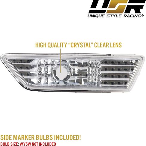 USR DEPO 12-14 W218 CLS-CLASS CLASS CLEAR CLEAR LIGHER LIGHTING SESSLE SET (يسار + يمين) متوافق مع 2012-2014 Mercedes Benz W218 CLS Class in Saudi Arabia