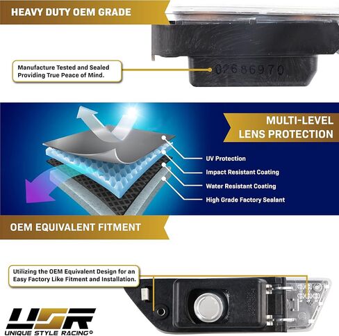 USR DEPO 12-14 W218 CLS-CLASS CLASS CLEAR CLEAR LIGHER LIGHTING SESSLE SET (يسار + يمين) متوافق مع 2012-2014 Mercedes Benz W218 CLS Class in Saudi Arabia