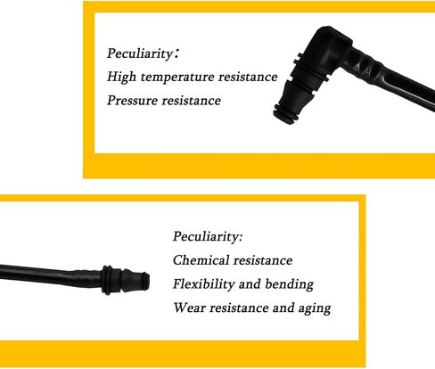 2305010325 Engine Coolant Hose Compatible with Mercedes-Benz SL500 Base 5.0L 2003-2006 SL55 AMG 5.5L 2003-2008 230-501-03-25 in Saudi Arabia