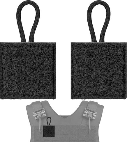 Ullnosoo Microphone Radio Holder, 2 Pcs Mic Clip for Police, Super Strong Stitches No Breaking, Law Enforcement Radio Microphone Holder for Vest Accessories in Kuwait