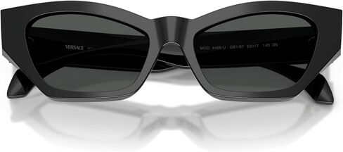 Versace Woman Sunglasses Frame Havana Tortoise Frame ، عدسات رمادية داكنة ، 53 ملم in Kuwait