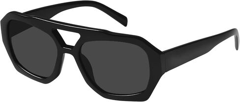 mosanana Trendy Hexagonal Aviator Sunglasses for Women Designer Retro Style MS52473 in Saudi Arabia