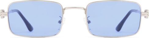 Cyxus Rectangle Sunglasses for Women 90s Vintage Fashion Y2k Retro Small Lightweight UV Protection Metal Frame 1310 in Saudi Arabia