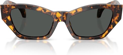 Versace Woman Sunglasses Havana Tortoise Frame, Dark Grey Lenses, 53MM in Saudi Arabia