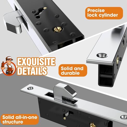 Hidden Door Lock, Sliding Door Lock with Keys, Pocket Door Latch, Pocket Door Lock Hardware, Mortise Lock and Commercial Door Locks, Mortise Lock Set Interior Door, Door, Window (Sliding Door) in Saudi Arabia