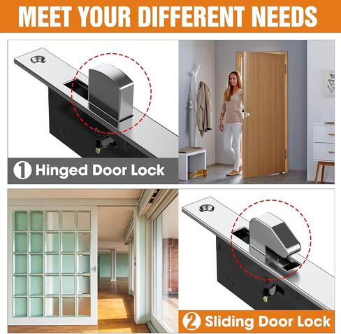 Hidden Door Lock, Sliding Door Lock with Keys, Pocket Door Latch, Pocket Door Lock Hardware, Mortise Lock and Commercial Door Locks, Mortise Lock Set Interior Door, Door, Window (Sliding Door) in Saudi Arabia