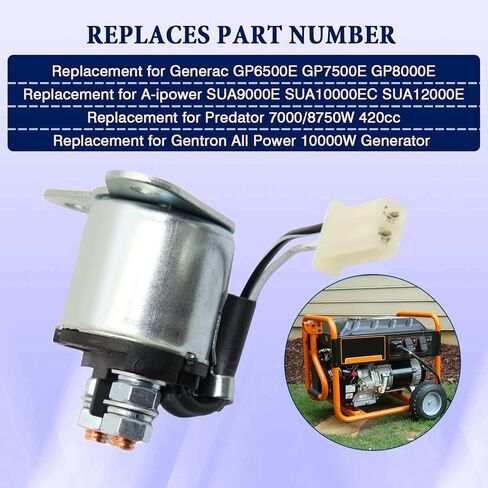 ملفى ملول ملول ملدو مع 2-wire plug ، استبدل generac gp6500e gp7500e gp8000e لـ a-epower sua9000e sua10000 st in Kuwait