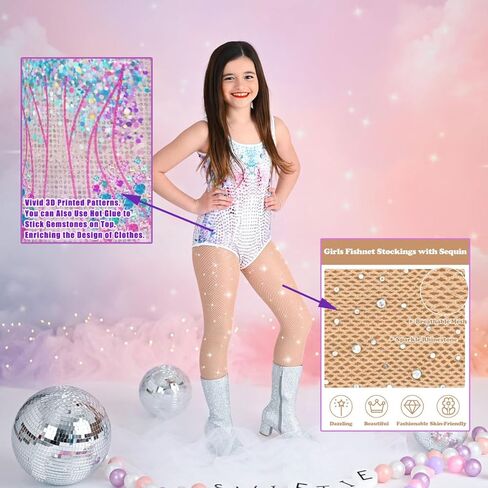 ملابس Halloween Sparkle Novetly Concert Phemsuit Bodysuits من 5 إلى 10 سنوات in Kuwait
