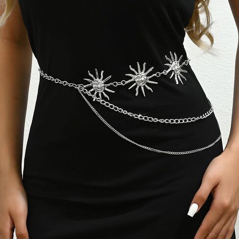 ybo ybo chain chain belt sun moon women chain chain chain buty body beth belly chain chain chain chain chain in Kuwait