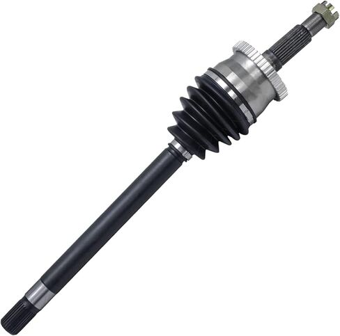 Detroit Axle - 4WD Front Left CV Axle for 1999 2000 2001 2002 2003 2004 Jeep Grand Cherokee Complete Driver Side CV Axle Drive Shaft 2000 2001 2002 2003 Replacement in Saudi Arabia