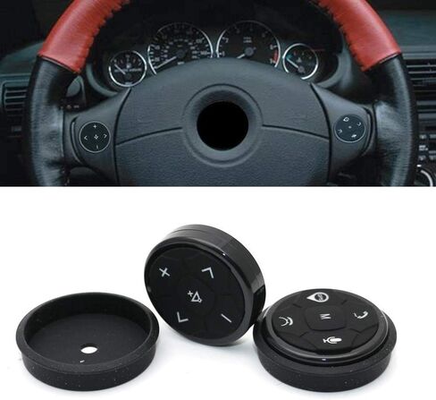 Car Teadering Wheel Control Button DVD Universal Wirroid Android GPS Mavigation Maving Wheel Wheel Breemontons Remote in Kuwait