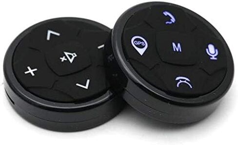 Car Teadering Wheel Control Button DVD Universal Wirroid Android GPS Mavigation Maving Wheel Wheel Breemontons Remote in Kuwait