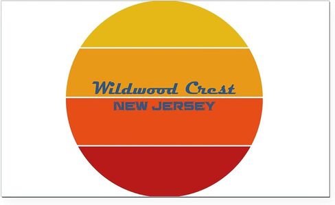 CafePress New Jersey Wildwood Crest Rectangle Car Bumper Magnet in Saudi Arabia