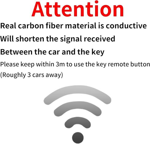 Key Fob Cover Compatible with BMW 2 Series 4 Series i4 M2 X4M 2023 2024 Smart Key, Carbon Fiber Key Fob Case Key Fob Protector Compatible with BMW Smart Key(Black) in Kuwait