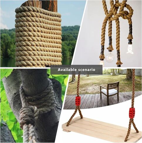 High Strength Braid Rope Nylon Pulling Rope Polyester Rope Multipurpose Bull Arborist Rigging 3/4 Inch x 150 Feet White Grey Blue in Kuwait