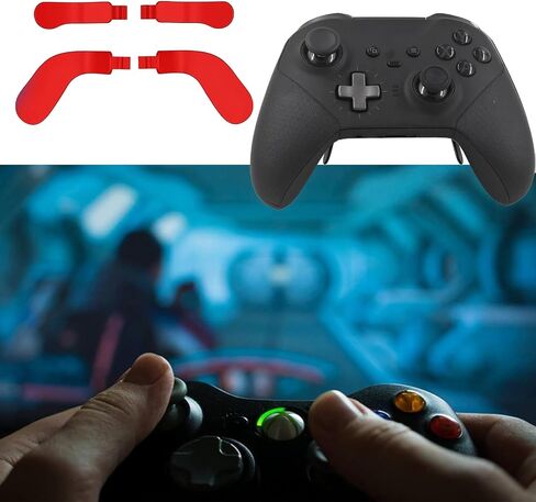 4 Pcs Elite 2 Core Controller Paddles for Xbox One Elite Series 2, Elite Control Paddles for Xbox One Elite, Elite Controller Metal Paddles for Xbox One Elite Series 2 (Red) in Saudi Arabia