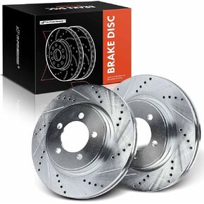 A-Premium 11.02 inch (305mm) Front Vented Disc Brake Rotors Compatible with Select Ford and Mercury Models - Explorer 2006-2010, Mountainee 2006-2010, 4.0L 4.6L, 2-PC Set in Saudi Arabia
