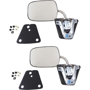 Garage-Pro Driver or Passenger Side Mirrors for Chevrolet C10 K10 C20 K20 K5 Blazer 1975-1986 Polished Standard Cab in Kuwait