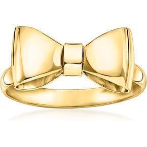 Ross-Simons Italian 14kt Yellow Gold Bow Ring in Saudi Arabia