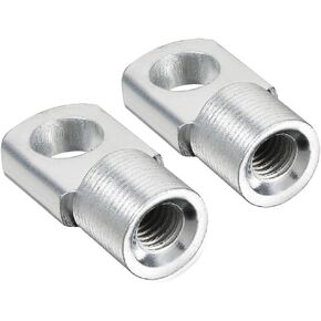Uxcell Gas Spring End Fitting M8 Female Thread 8mm Hole Dia A3 Steel Silver Tone 2pcs in Kuwait