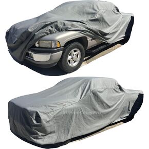 Car Cover fits 1999 2000 2001 2002 Dodge Ram 1500 2500 3500 Club Cab 6.5ft Bed XTREMECOVERPRO PRO Series Grey Truck Cover in Saudi Arabia