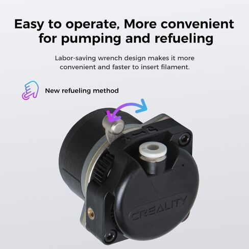 Creality K1/K1 Max/K1C Extruder Upgraded, K1 Max Extrusion Kit Without Motor Direct Drive Extruder Dual Gear Feeding Extrusion Mechanism Kit High Speed Printing for K1 SE Ender 3 V3/Ender 3 V3 Plus in Saudi Arabia