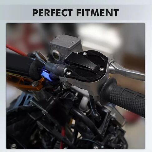 استبدال واقي غطاء تغطية Thumb Throttle لـ Yamaha لـ Raptor 700 YFM700 YFM700R Models 2009+ (Black) in Saudi Arabia