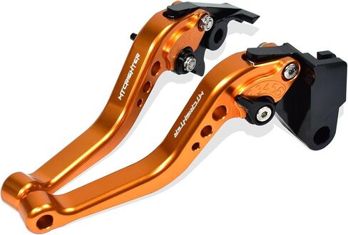 Compatible with BMW G310GS G310R 2017-2024 Short Brake Lever Clutch Lever, CNC Aluminum Alloy Made (Black) in Kuwait