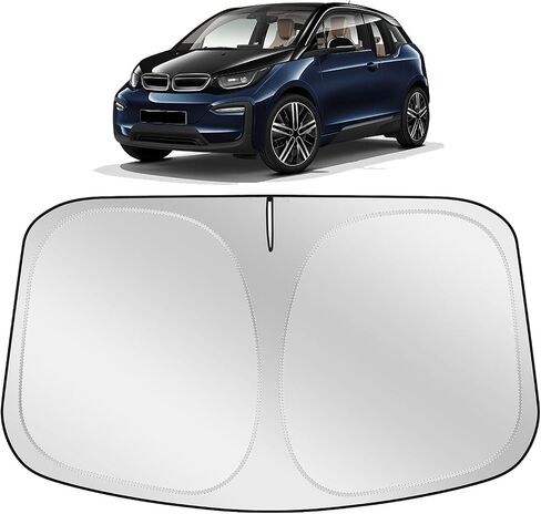 Xhring Windshield Sun Shade Sunshade متوافق مع BMW I3 2022 2021 2020-2014 Carn in Saudi Arabia