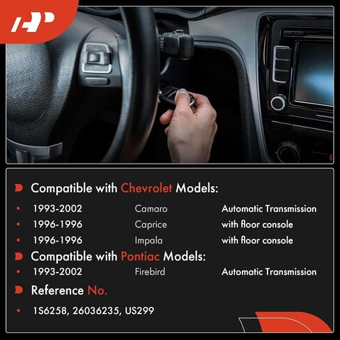 A-Premium Ignition Starter Switch Compatible with Chevrolet & Pontiac Vehicles - Impala 1996, Camaro 1993-2002, Caprice 1996, Firebird 1993-2002 - 9 Blades in Saudi Arabia