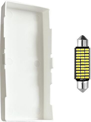 غطاء العدسة الخفيفة الداخلية قبة/LED مع LED White Blubs متوافق مع GMC Chevy S10 Sonoma 1991-2003# استبدال OEM لـ 336201 in Saudi Arabia
