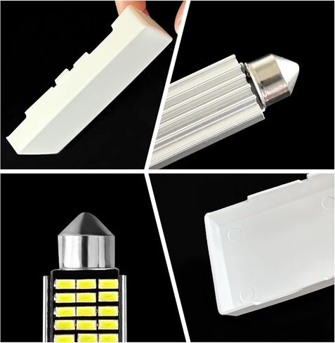 غطاء العدسة الخفيفة الداخلية قبة/LED مع LED White Blubs متوافق مع GMC Chevy S10 Sonoma 1991-2003# استبدال OEM لـ 336201 in Saudi Arabia