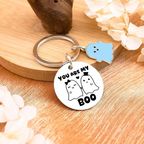 موظفي سلة بوو للنساء سلة مخيفة من أجله لطيف هالوين هدايا مفاتيح Boo-boo للمراهقين ، أنت بوو عيد الحب هدية عيد ميلاد عيد الميلاد in Kuwait