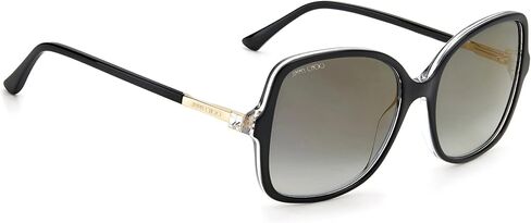 Jimmy Choo Judy/S 807 57FQ (JC9) نساء الأسود ، 807 in Saudi Arabia