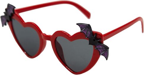 Yameize Halloween Heart على شكل قلب - Love Bat Wing Rave Festival Party Funny Sunglasses in Kuwait
