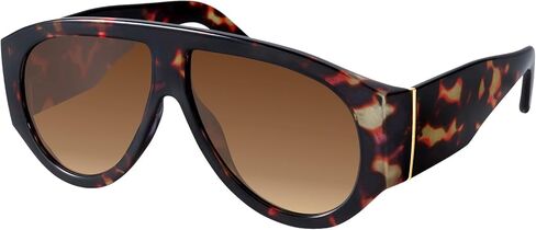 mosanana Retro Oversized Aviator Sunglasses for Women Men Chunky Stylish Style MS52474 in Saudi Arabia