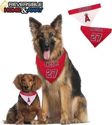 MLBPA Reversible Dog Bandana - Jose Altuve #27 Pet Bandana - MLB Houston Astros Home & Away Bandanna, Small/Medium in Saudi Arabia