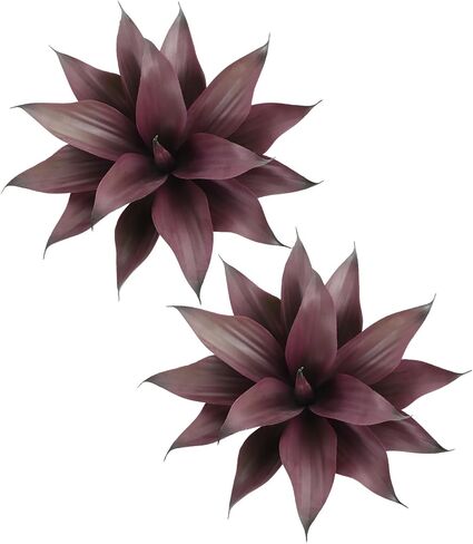 2Pcs Artificial Agave Plants, UV Resistant Fake Agave Plants for Home, Office, Bathroom, Bedroom, Kitchen, Farmhouse, Bookshelf Decor, Low Maintenance Indoor Greenery in Saudi Arabia
